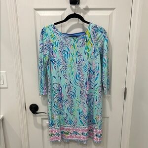 Lilly Pulitzer Women's Blue Printed Dress